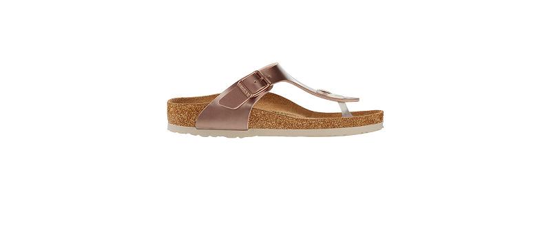 Birkenstock Birko-flor Narrow Gizeh Børn Guld | DK 151KOR